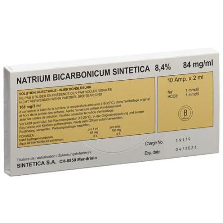 Natrum Bicarbonicum Sintetica Inj Loes 8.4% 10amp 2ml - PrimeCare Global