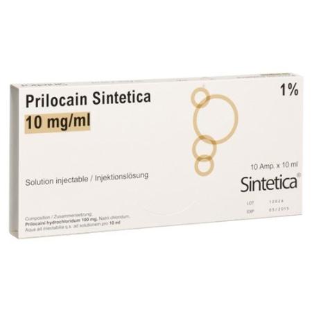 Prilocain Sintetica Inj Loes 1% 10amp 10ml - PrimeCare Global