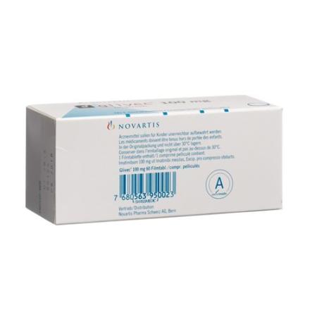 Gleevec Filmtablet 100 mg divisible 60 pcs - PrimeCare Global