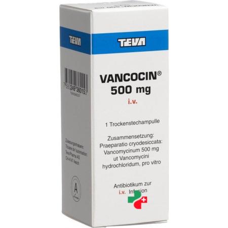 Vancocin dry sub 500 mg i.v. pierce - PrimeCare Global