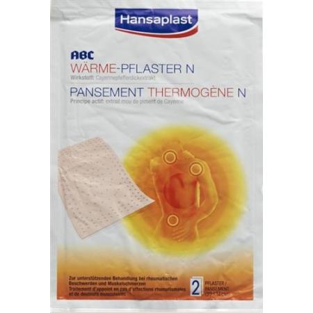 Hansaplast ABC heat plaster N 2 pcs - PrimeCare Global