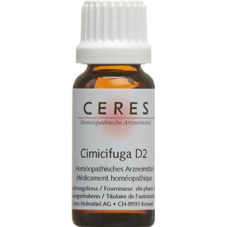Ceres Cimicifuga D 2 Dilution Bottle 20 ml - PrimeCare Global