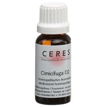 Ceres Cimicifuga D 2 Dilution Bottle 20 ml - PrimeCare Global