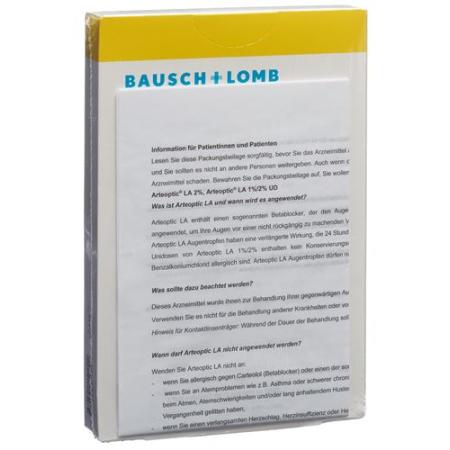Arteoptic LA UD Gtt Opht 2% 30 Unidos 0.2 ml - PrimeCare Global
