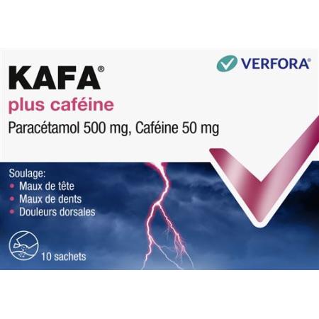 Kafa plus caffeine powder bag 10 pcs - PrimeCare Global
