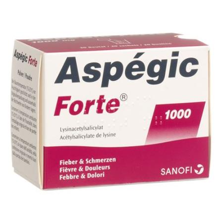 Asp&eacute;gic forte Plv 1000 mg Btl 20 pcs - PrimeCare Global