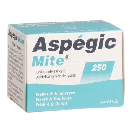 Asp&eacute;gic mite Plv 250 mg Btl 20 pcs - PrimeCare Global