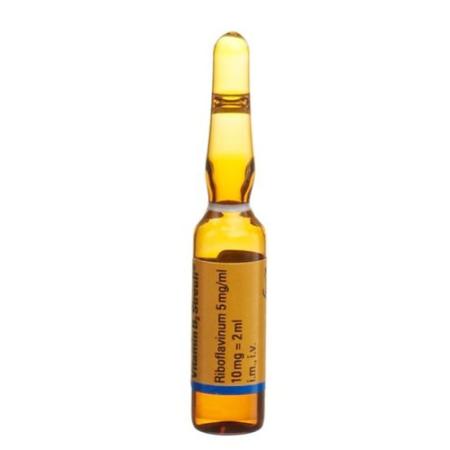 Vitamin B2 Streuli Inj L&ouml;s 10 mg/2ml 10 amp 2 ml - PrimeCare Global