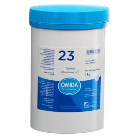Omida Schuessler Nr23 sodium bicarbonicum tablets D 12 can 1000 g - PrimeCare Global