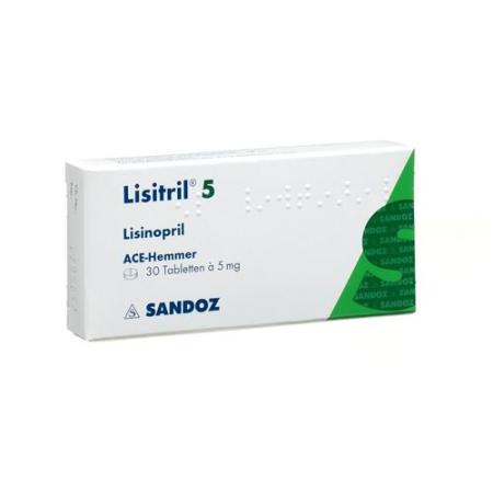 Lisitril Tabl 5 mg 30 pcs - PrimeCare Global