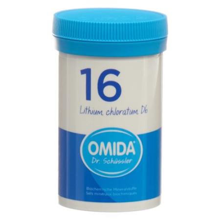 Omida Schuessler Nr16 Lithium chloratum Tabl D 6 Ds 100 g - PrimeCare Global