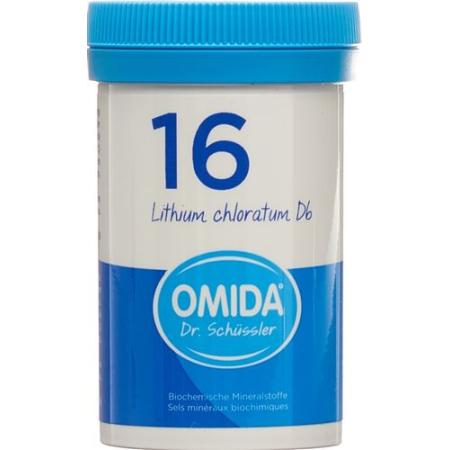 Omida Schuessler Nr16 Lithium chloratum Tabl D 6 Ds 100 g - PrimeCare Global