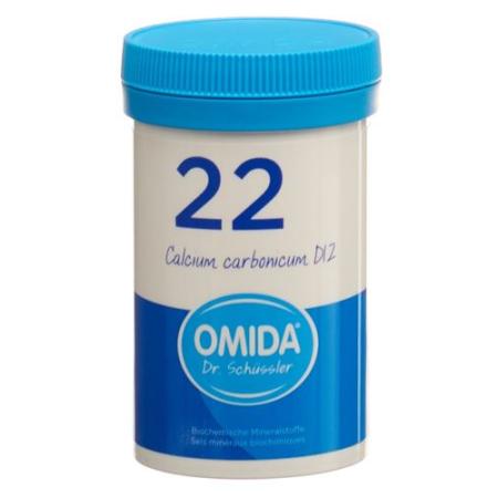 Omida Schuessler Nr22 Calcium carbonicum Tabl D 12 Ds 100 g - PrimeCare Global