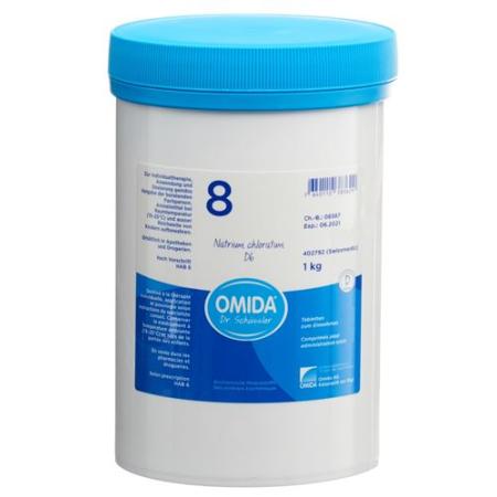 Omida Schuessler Nr8 sodium chloratum Tabl D 6 Ds 1000 g - PrimeCare Global