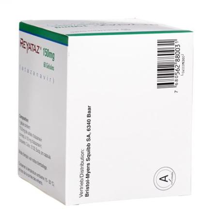 Reyataz Capsules 150 mg 60 pcs - PrimeCare Global