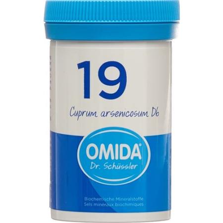 Omida Schuessler Nr19 Cuprum arsenicosum Tabl D 6 Ds 100 g - PrimeCare Global