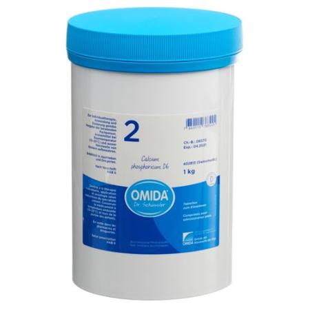 Omida Schuessler Nr2 Calcium phosphoricum Tabl D 6 Ds 1000 g - PrimeCare Global