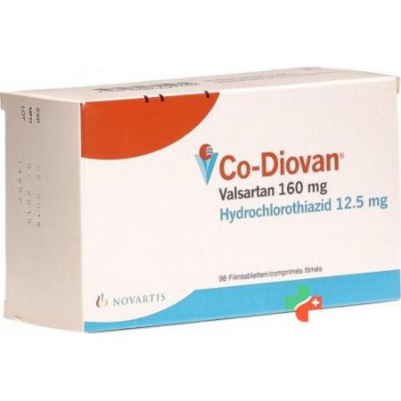 Co-Diovan film tablets 160/12.5 mg 98 pcs - PrimeCare Global