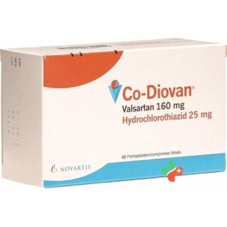 Co-Diovan film tablets 160/25 mg 98 pcs - PrimeCare Global