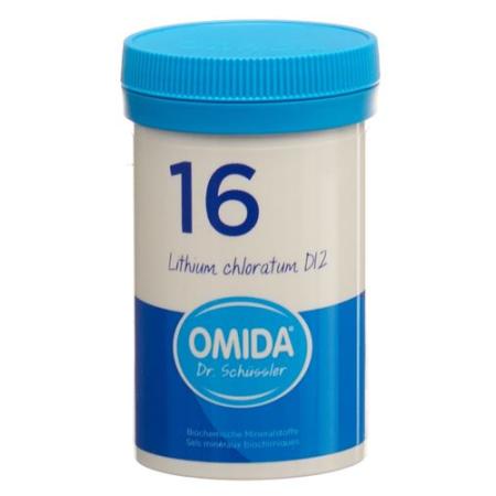 Omida Schuessler Nr16 Lithium chloratum Tabl D 12 Ds 100 g - PrimeCare Global