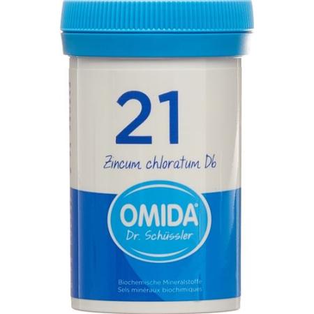 Omida Schuessler Nr21 Zincum chloratum Tabl D 6 Ds 100 g - PrimeCare Global