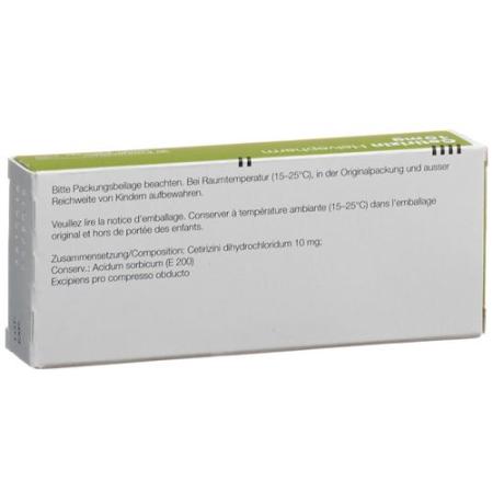 Cetirizine Helvepharm Filmtabl 10 mg 30 pcs - PrimeCare Global