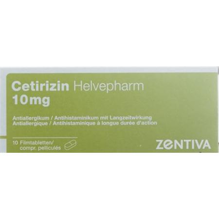 Cetirizin Helvepharm Filmtabl 10 mg 50 pcs - PrimeCare Global