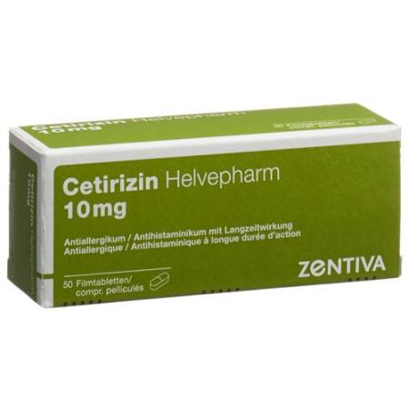 Cetirizin Helvepharm Filmtabl 10 mg 50 pcs - PrimeCare Global