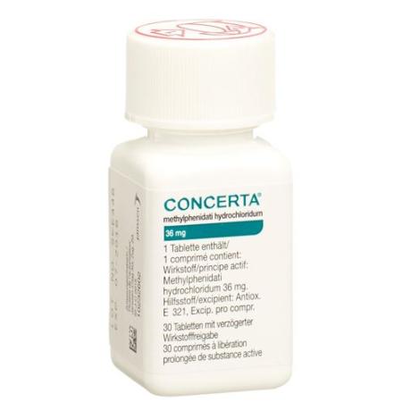 Concerta Tabl 36 mg bottle 60 pcs - PrimeCare Global