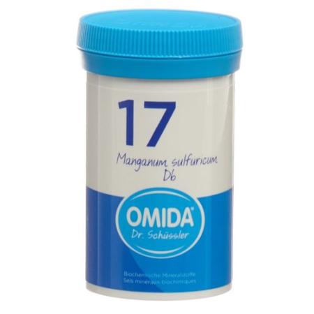 Omida Schuessler Nr17 Manganum sulfuricum Tabl D 6 Ds 100 g - PrimeCare Global