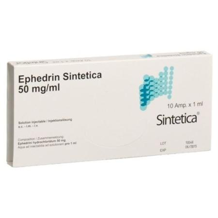 Ephedrine Sintetica Inj Loes 50mg/ml 10amp 1ml - PrimeCare Global
