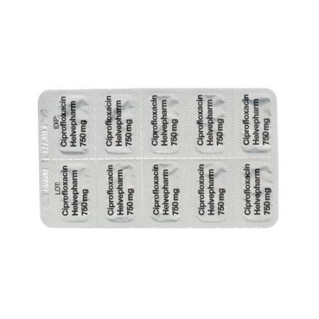 Ciprofloxacin Helvepharm Filmtabl 750 mg 20 pcs - PrimeCare Global