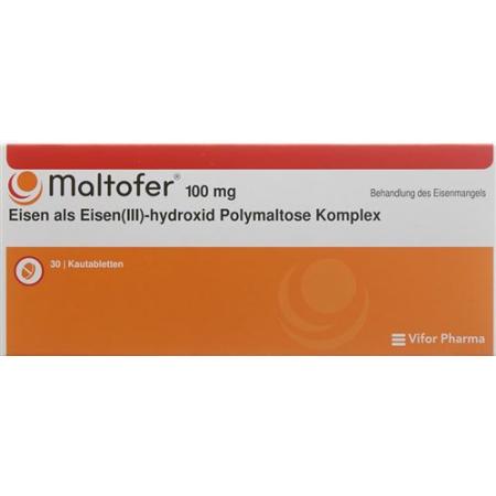 Maltofer chewable tablets 100 mg 30 pcs - PrimeCare Global