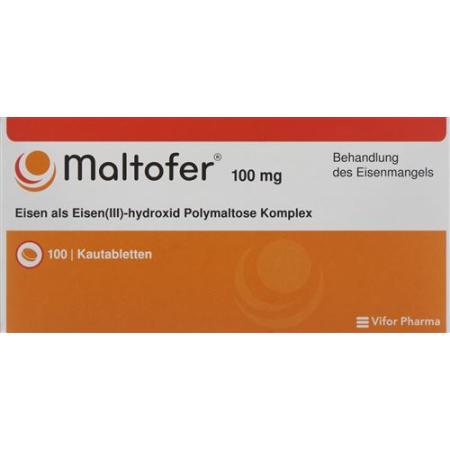 Maltofer chewable tablets 100 mg 100 pcs - PrimeCare Global