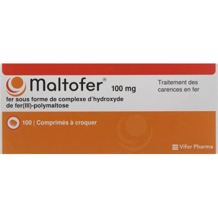 Maltofer chewable tablets 100 mg 100 pcs - PrimeCare Global