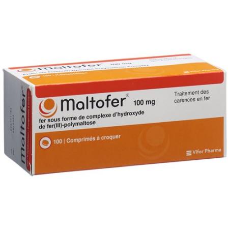 Maltofer chewable tablets 100 mg 100 pcs - PrimeCare Global