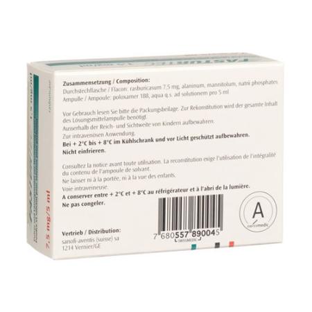 Fasturtec Dry Sub 7.5 mg cum Solvens Durchstf - PrimeCare Global