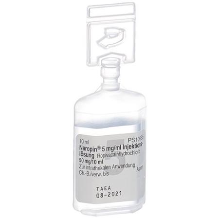 Naropin Inj L&ouml;s 0.5% 10ml Duofit ampoules 5 pcs - PrimeCare Global
