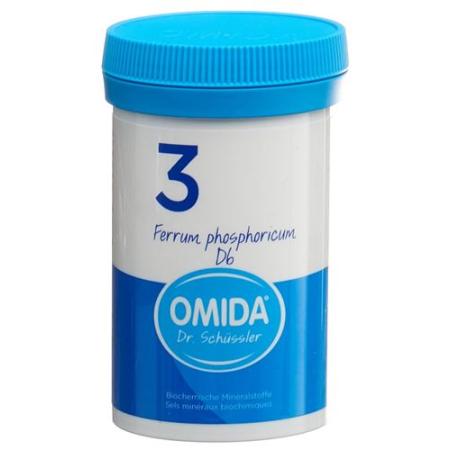 Omida Schuessler Nr3 Ferrum phosphoricum Tabl D 6 Ds 100 g - PrimeCare Global