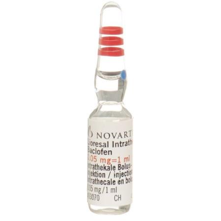 Lioresal intrathecal Inj L&ouml;s 0.05 mg/ml amp 5 pcs - PrimeCare Global