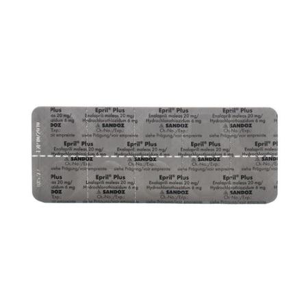 Epril Plus Tabl 20/6 mg 100 pcs - PrimeCare Global