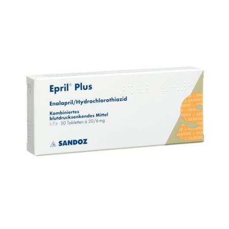 Epril Plus Tabl 20/6 mg 100 pcs - PrimeCare Global