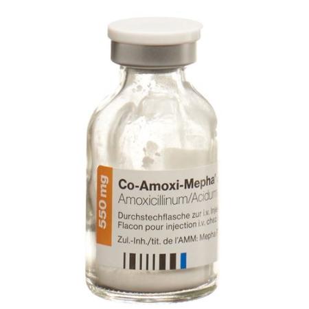 Co-Amoxi-Mepha Trockensub 550 mg Durchstf 10 pcs - PrimeCare Global