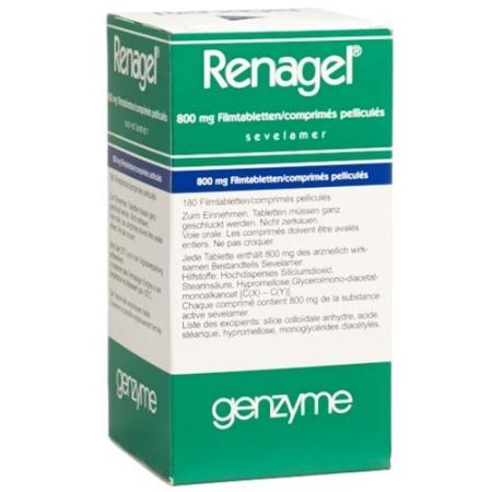 Renagel film tabl 800 mg bottle 180 pcs - PrimeCare Global
