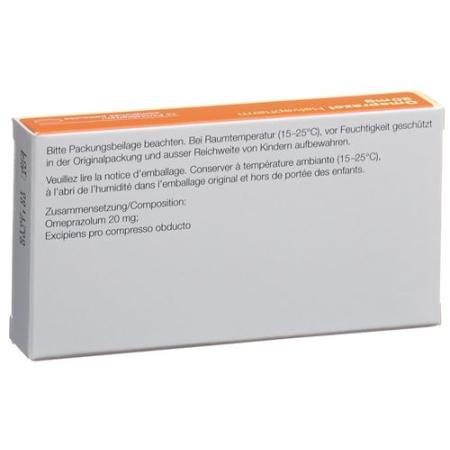 Omeprazole Helvepharm Filmtabl 20 mg 14 pcs - PrimeCare Global
