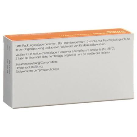 Omeprazol Helvepharm Filmtabl 20 mg 28 pcs - PrimeCare Global