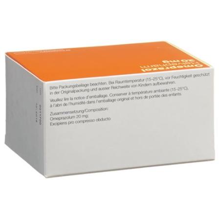 Omeprazol Helvepharm Filmtabl 20 mg 98 pcs - PrimeCare Global