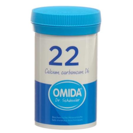 Omida Schuessler Nr22 Calcium carbonicum Tabl D 6 Ds 100 g - PrimeCare Global