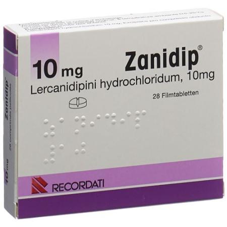 Zanidip Filmtablet 10 mg 28 pcs - PrimeCare Global