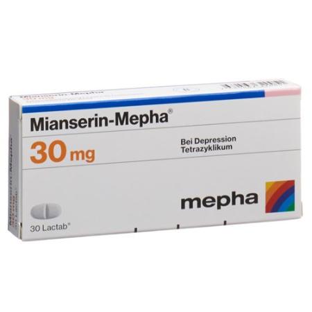 Mianserin-Mepha Lactab 30 mg 30 pcs - PrimeCare Global